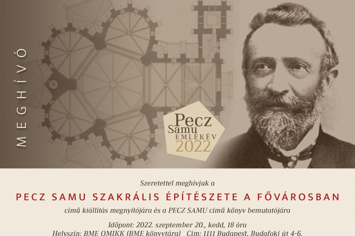 Pecz Samu szakrális építészete a fővárosban - kiállítás és könyvbemutató